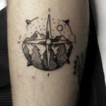 Góry - Róża Wiatrów tattoo